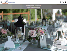 Tablet Screenshot of americanpartyplace.com
